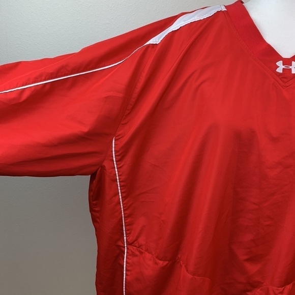 Under Armour pull on breathable lined pull cord waist windbreaker zipper pockets - Picture 5 of 9